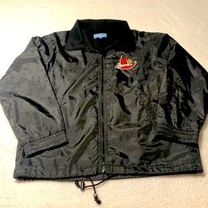 Louisville Cardinals Nylon Rain Jacket (Lined), GUC, Size Small